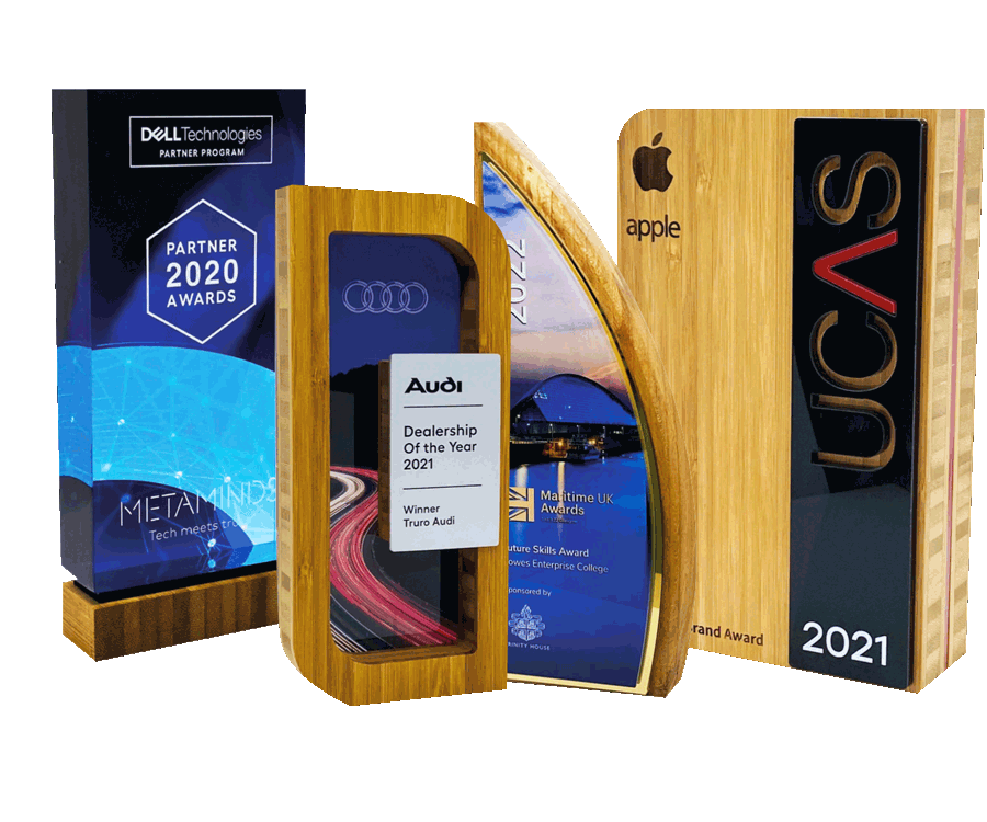 Online Sustainable Award and trophy shop with custom awards